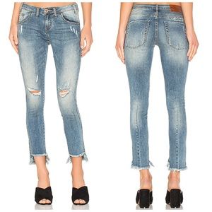 One X One Teaspoon Labyrinth  size 26 Raw Hem Skinny Jeans NEW